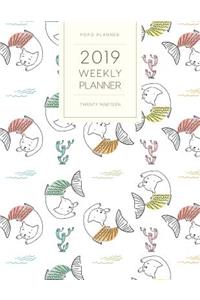 2019 Weekly Planner Twenty Nineteen