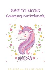 Shit to Note