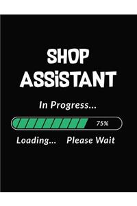 Shop Assistant in Progress Loading Please Wait