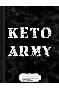 Keto Army Composition Notebook
