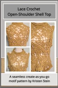Lace Crochet Open-Shoulder Shell Top