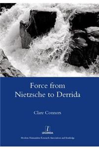 Force from Nietzsche to Derrida