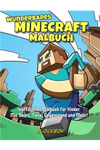 Wunderbares Minecraft-Malbuch