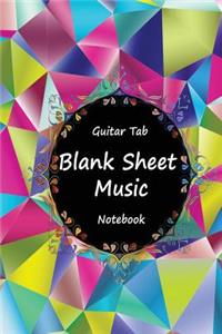 Guitar Tab Blank Sheet Music Notebook