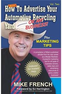 More How to Advertise Your Automotive Recycling Yard: ...Or Any Business