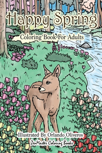 Happy Spring Coloring Book for Adults