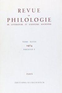 Revue de Philologie 1974/T48,2