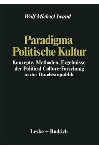 Paradigma Politische Kultur