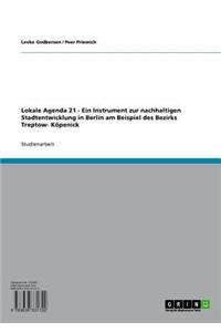 Lokale Agenda 21 - Ein Instrument Zur Nachhaltigen Stadtentwicklung in Berlin Am Beispiel Des Bezirks Treptow- Kopenick