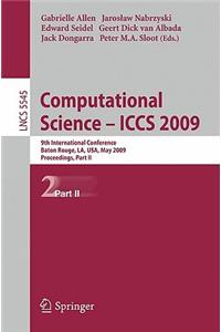 Computational Science - Iccs 2009