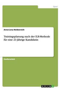 Trainingsplanung nach der ILB-Methode für eine 21-jährige Kandidatin