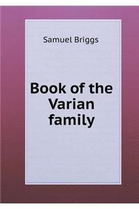 Book of the Varian family