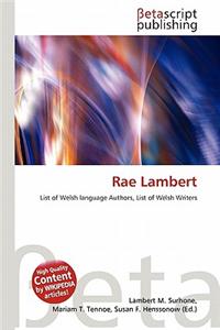 Rae Lambert