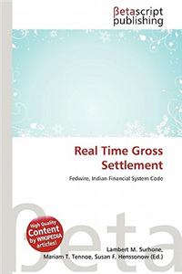 Real Time Gross Settlement