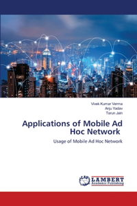 Applications of Mobile Ad Hoc Network