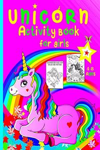 Unicorn Activity Book for girls