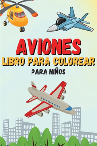 Aviones Libro para Colorear