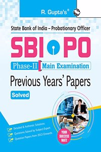 SBI-PO: Previous Years Paper (Solved) (Phase-II: Main Exam)