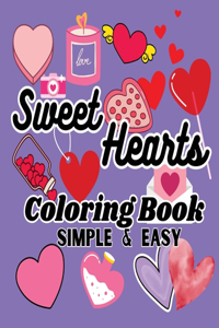 Sweet Hearts Coloring Book