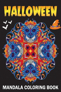 Halloween Mandalas Coloring Book