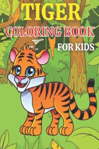 Tiger coloring book For Kids