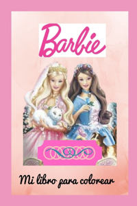 Barbie mi libro para colorear