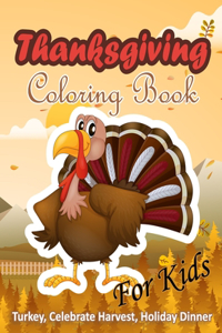 Thanksgiving Coloring Book for Kids