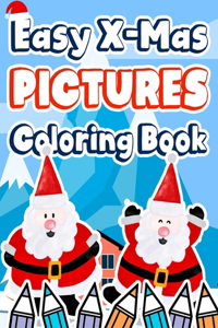 Easy Xmas Pictures Coloring Book