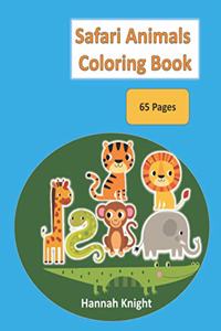 Safari Animals Coloring Book