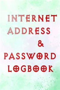 Password Log Book Large Print