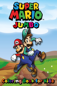 Super Mario Jumbo Coloring Book for Kids