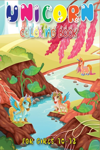 Unicorn Coloring Book for Girls 10-12