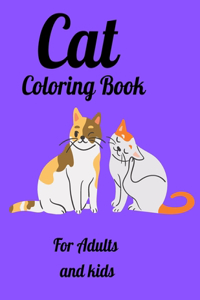 Cat Coloring Book For Adults and kids