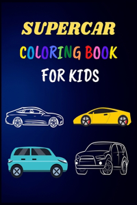 Supercar Coloring Book For Kids
