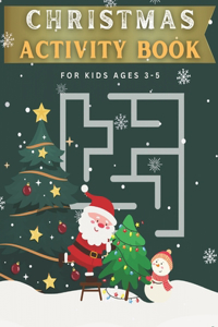 Christmas Activity Book for Kids Ages 3-5
