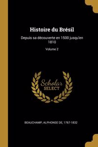 Histoire du Brésil: Depuis sa découverte en 1500 jusqu'en 1810; Volume 2