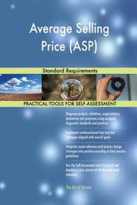 Average Selling Price (ASP) Standard Requirements