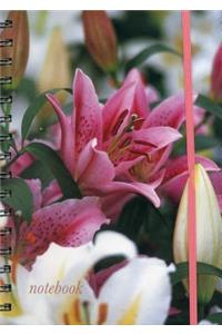 Notebook (Pink & White Iris)