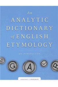 An Analytic Dictionary of English Etymology