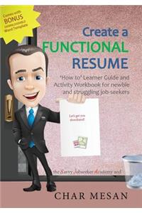Create a Functional Resume