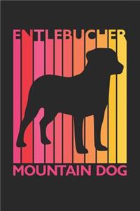 Vintage Entlebucher Mountain Dog Notebook - Gift for Dog Lovers - Entlebucher Mountain Dog Journal