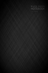 Black Paper Notebook Sketchbook