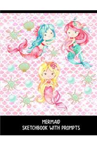 Mermaid Sketchbook With Prompts