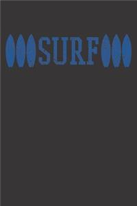 Surfing Gift Notebook
