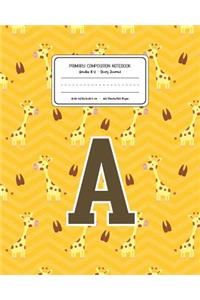 Primary Composition Notebook Grades K-2 Story Journal A