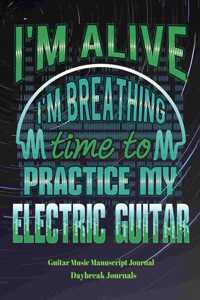 Guitar Music Manuscript Journal