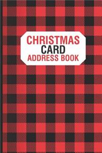 Christmas Card Address Book
