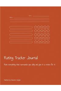Rating Tracker Journal
