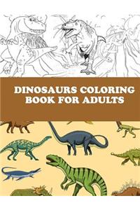 Dinosaurs Coloring Book for Adults