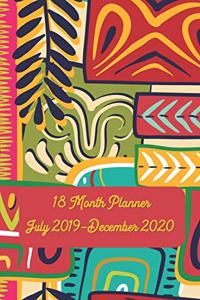 18 Month Planner July 2019-December 2020